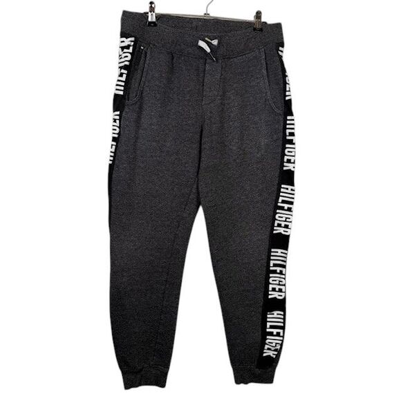 Tommy Hilfiger Shango Boys Sweatpants Charcoal Gray Size Large 16-18 - Picture 2 of 9